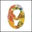 Textured Ovals Infinity Scarf