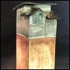 House on a Hill Vase
