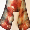 Rust and Indigo Scarf by Thomas Recker