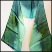 Green and Blue Scarf by Lilly Marquardt