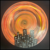 Urban Circlescape in Orange - Joe Dimino