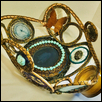 Blues All Around Art Basket