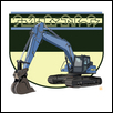 College excavator from left