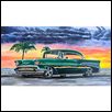 1957 Chevy at Sunset