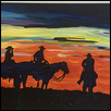 Wranglers at dusk