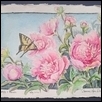 Butterfly and Peonies