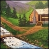 Cabin by the Stream