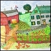 SUMMER FARMYARDS -- Artist: John Junge Size: 7" x 5" Medium: Pen/Ink Price: $150.00