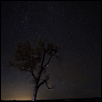Night Road at Lower Fox Creek Schoolhouse